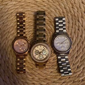 Watch, fossil, michael kors